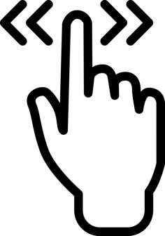 Pointing Up Outline Drawing Svg Vector, Free Vectors File